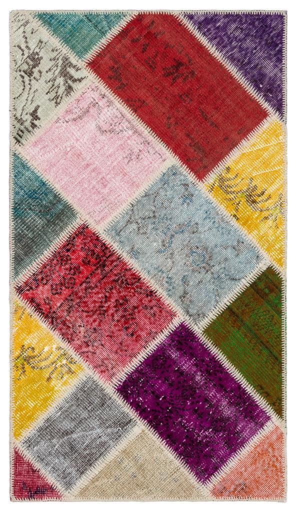 Apex Patchwork Unique Multi Naturel 34090 82 x 147 cm