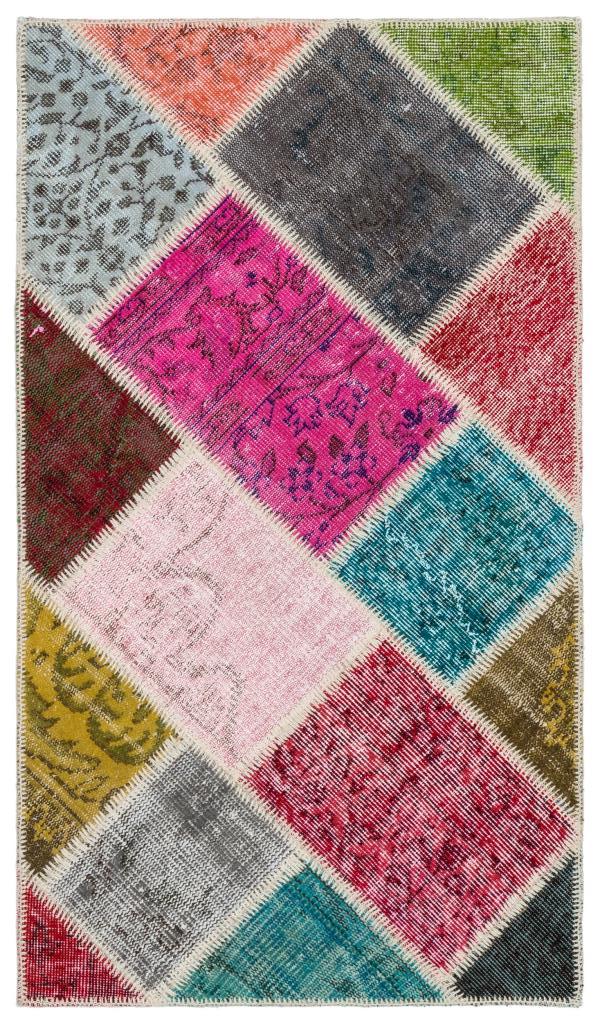 Apex Patchwork Unique Multi Naturel 34104 82 x 144 cm
