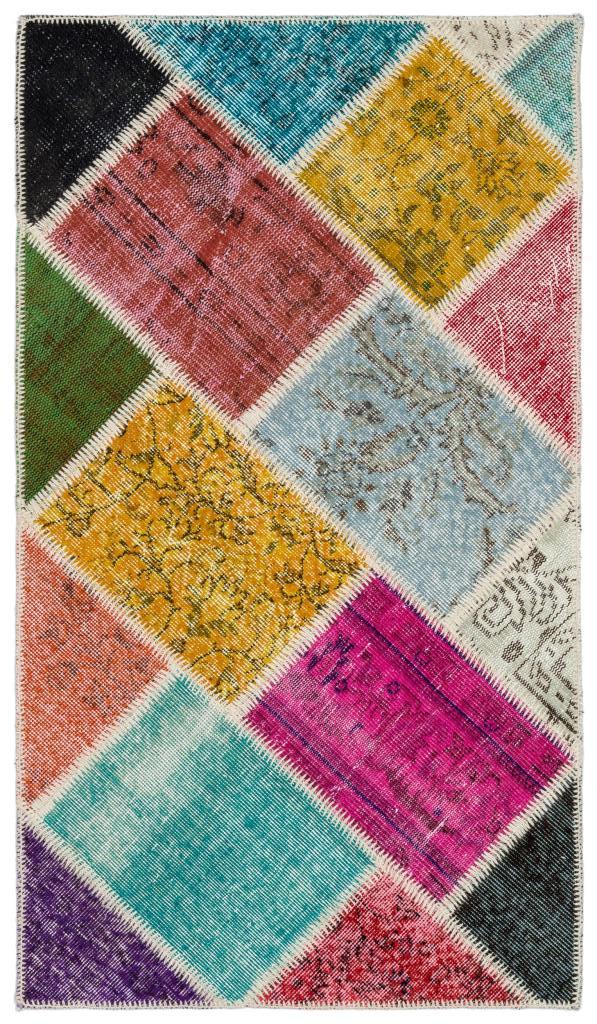 Apex Patchwork Unique Multi Naturel 34108 81 x 145 cm