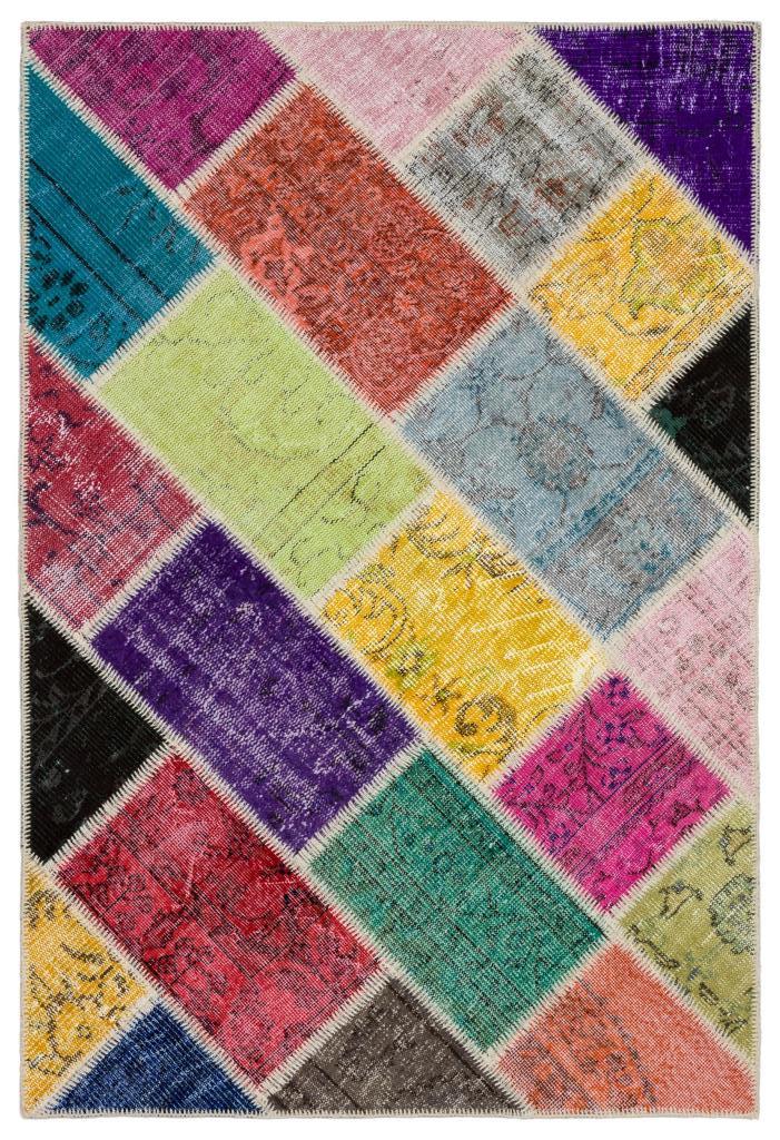 Apex Patchwork Unique Multi Naturel 34139 123 x 181 cm