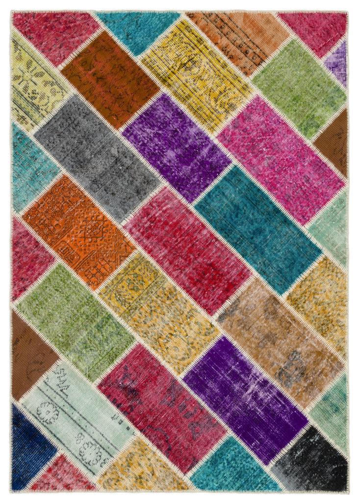 Apex Patchwork Unique Multi Naturel 34162 162 x 231 cm