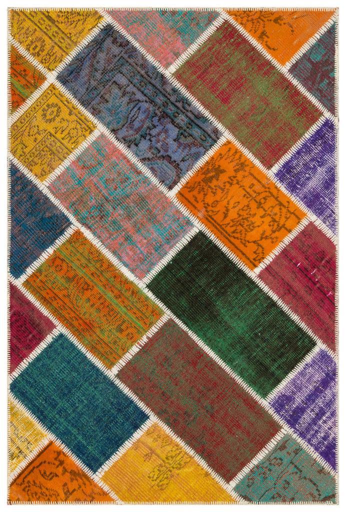 Apex Patchwork Unique Multi Naturel 35381 121 x 183 cm