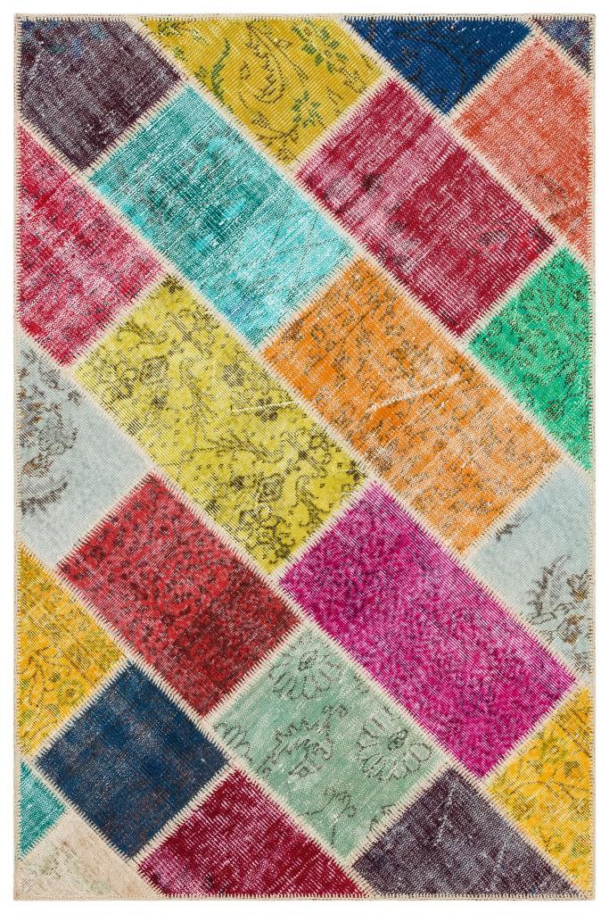 Apex Patchwork Unique Multi Naturel 35387 122 x 186 cm