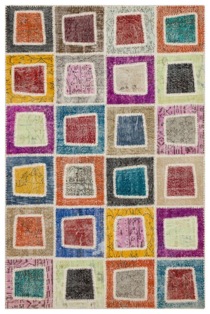 Apex Patchwork Unique Multi Naturel 35403 161 x 241 cm