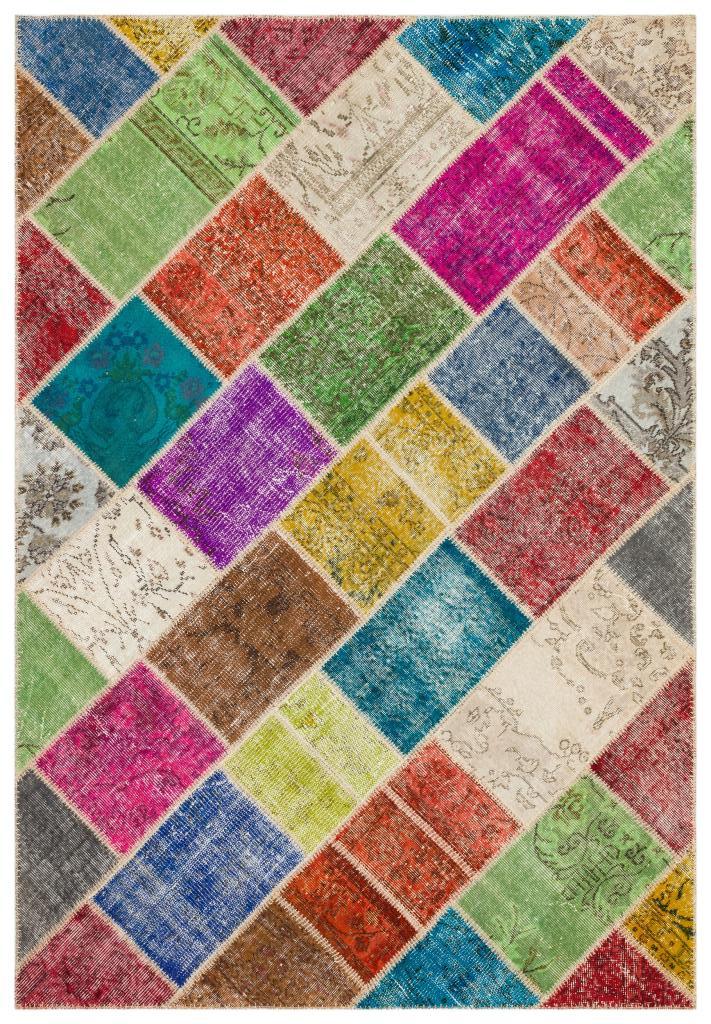 Apex Patchwork Unique Multi Naturel 35445 159 x 230 cm