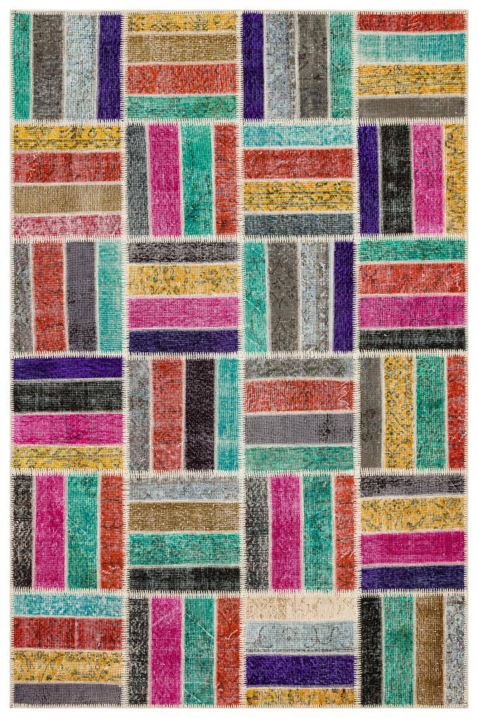 Apex Patchwork Unique Multi Naturel 35478 163 x 245 cm