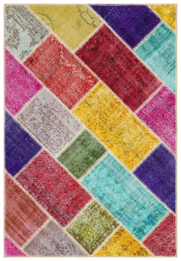 Apex Patchwork Unique Multi Naturel 35562 125 x 181 cm