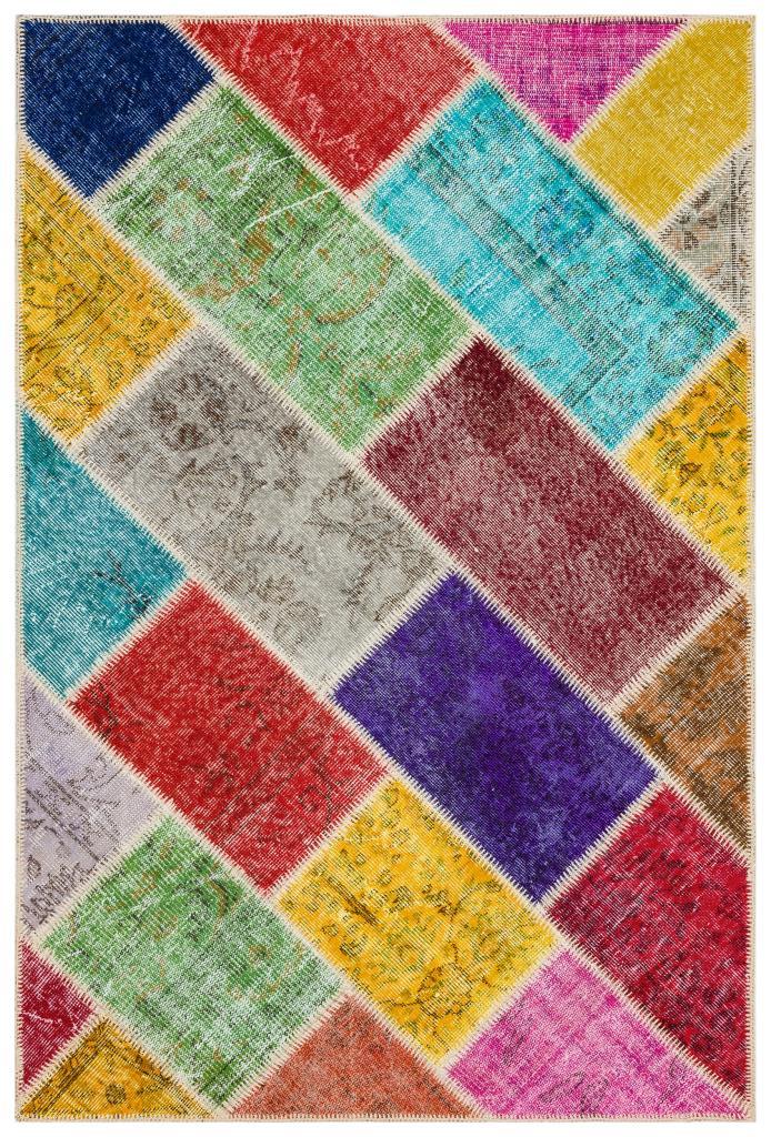 Apex Patchwork Unique Multi Naturel 35804 122 x 183 cm