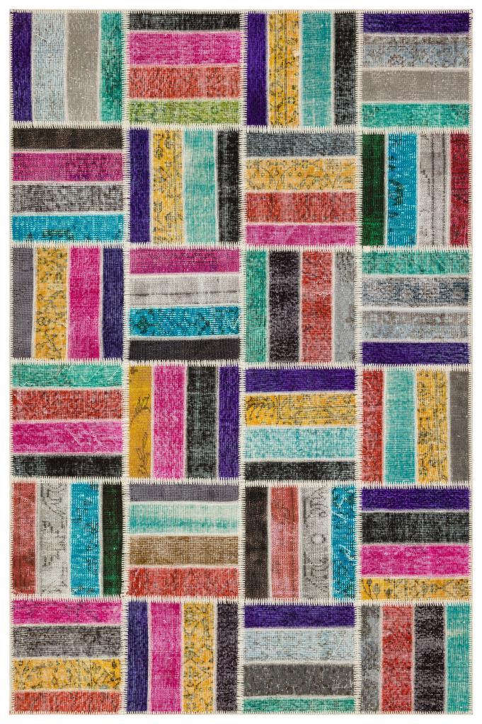 Apex Patchwork Unique Multi Naturel 35811 163 x 244 cm
