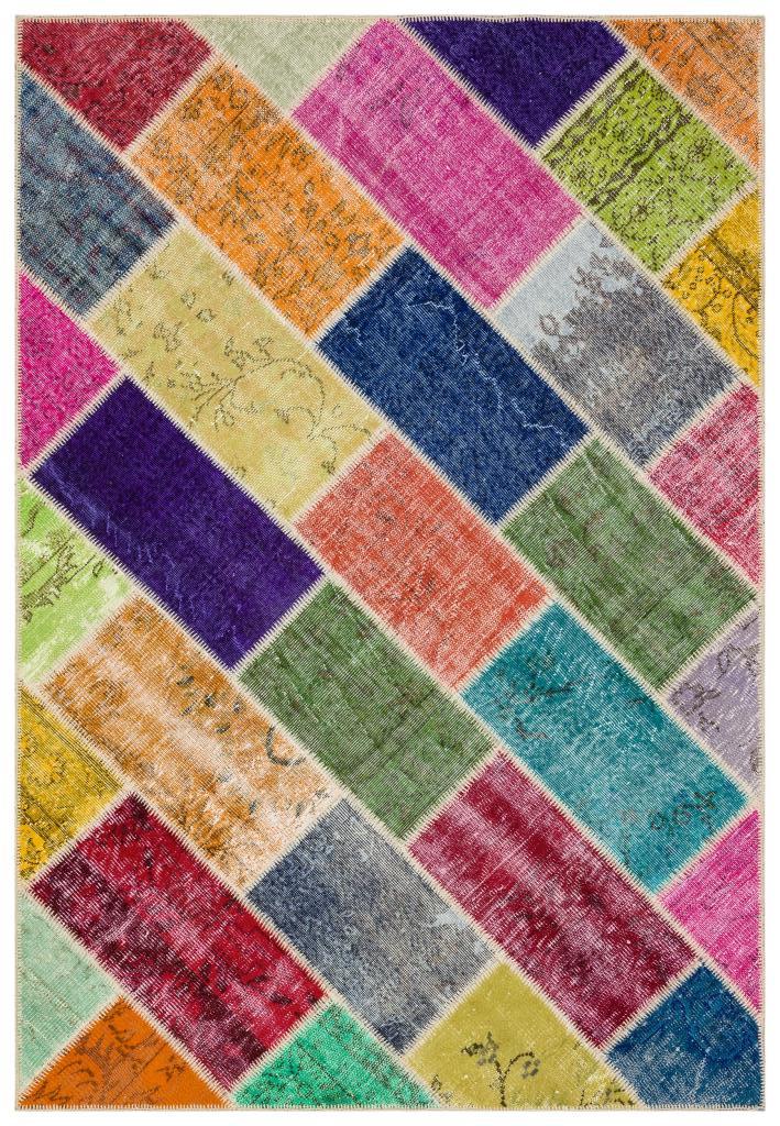 Apex Patchwork Unique Multi Naturel 35812 160 x 233 cm
