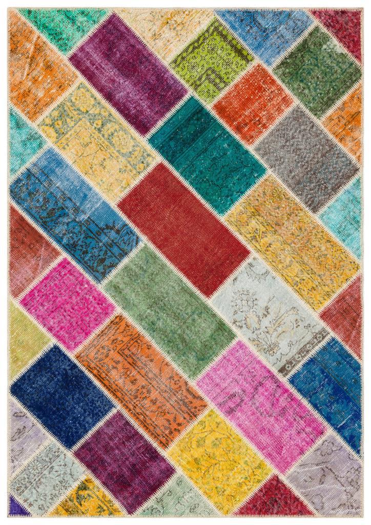 Apex Patchwork Unique Multi Naturel 35833 162 x 231 cm