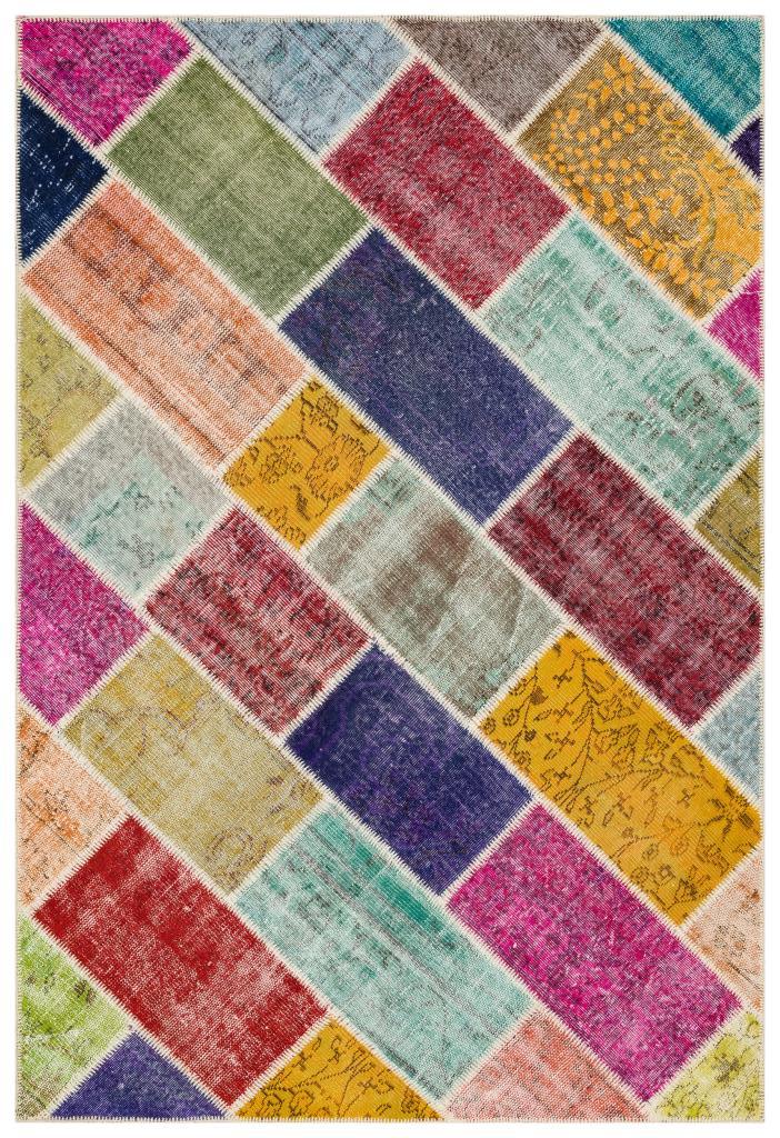 Apex Patchwork Unique Multi Naturel 35841 158 x 234 cm