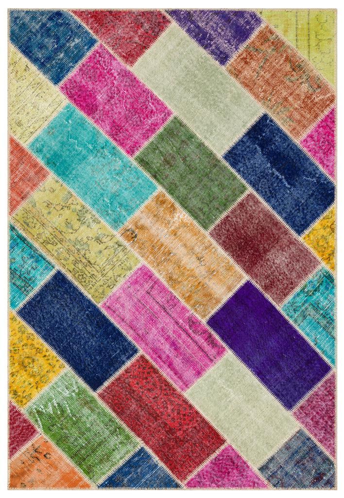 Apex Patchwork Unique Multi Naturel 35849 160 x 234 cm