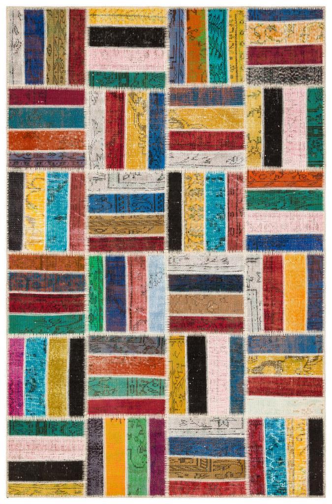 Apex Patchwork Unique Multi Naturel 35875 161 x 245 cm