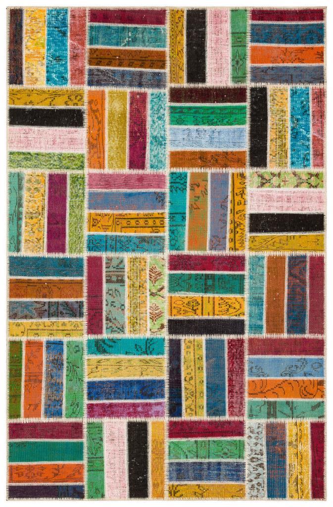 Apex Patchwork Unique Multi Naturel 35882 160 x 244 cm