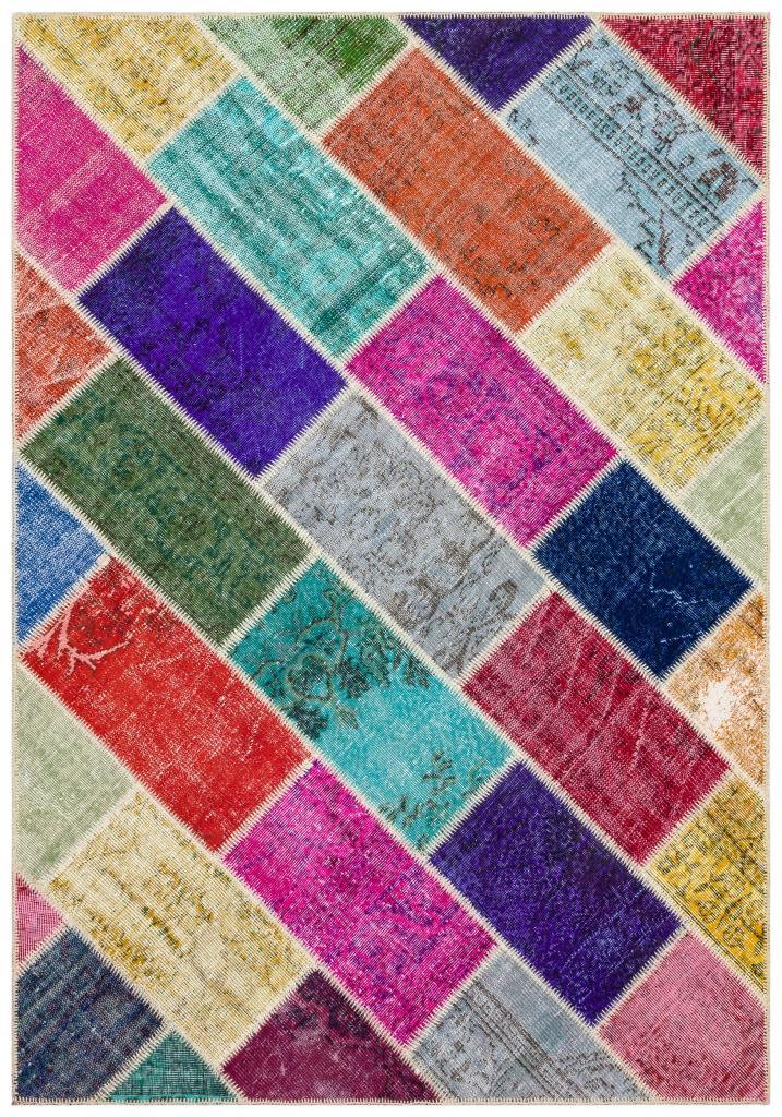Apex Patchwork Unique Multi Naturel 36176 162 x 231 cm