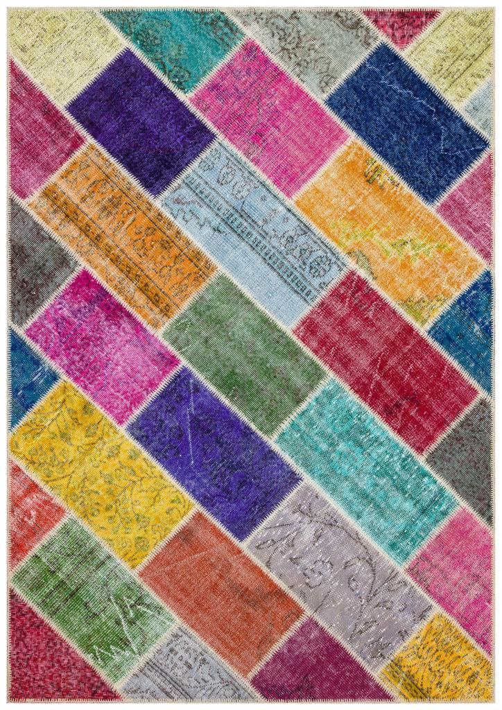 Apex Patchwork Unique Multi Naturel 36180 162 x 228 cm