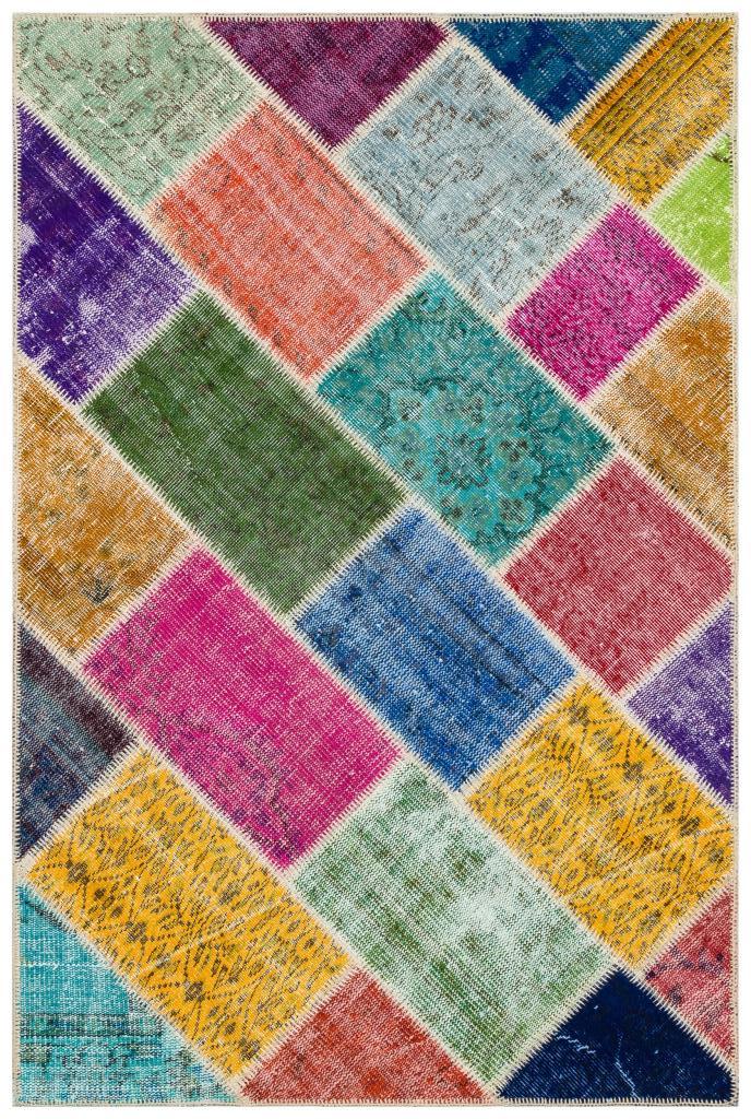 Apex Patchwork Unique Multi Naturel 36218 122 x 184 cm
