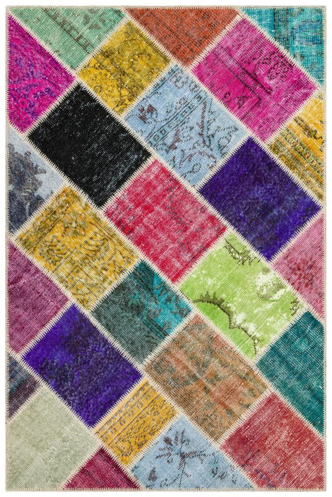 Apex Patchwork Unique Multi Naturel 36221 122 x 183 cm