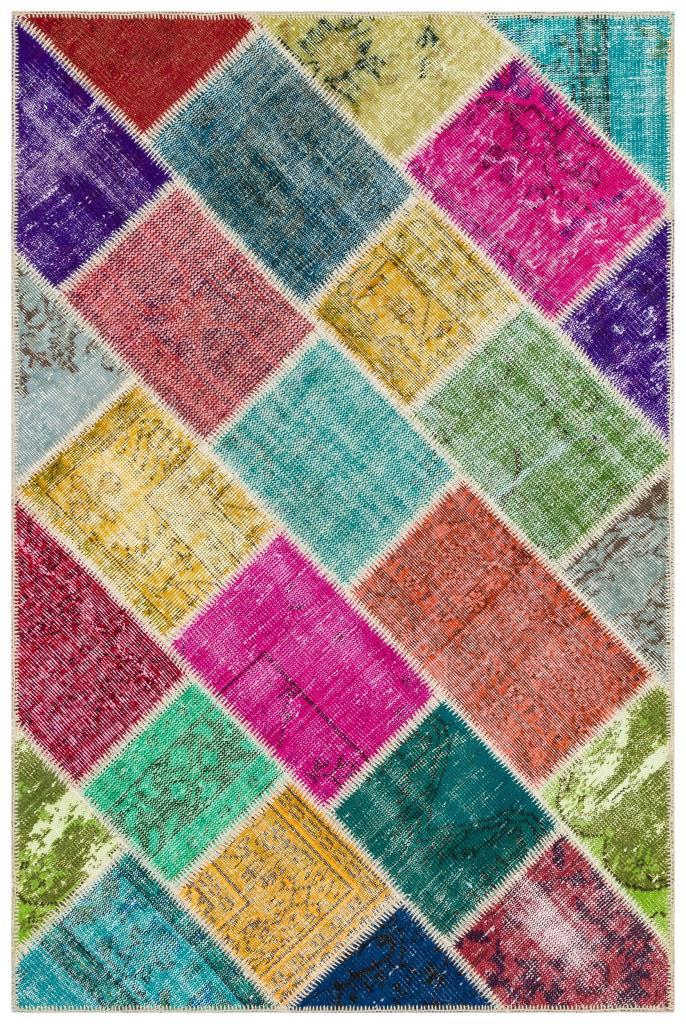 Apex Patchwork Unique Multi Naturel 36222 122 x 184 cm