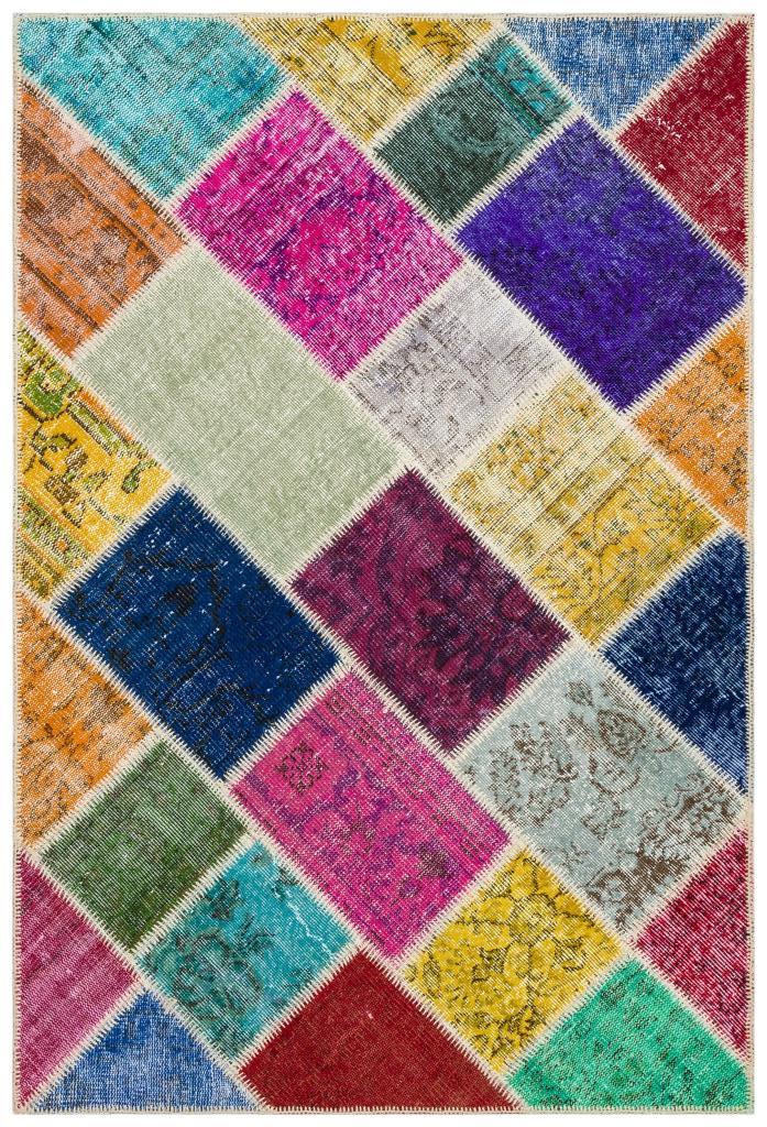 Apex Patchwork Unique Multi Naturel 36226 122 x 182 cm