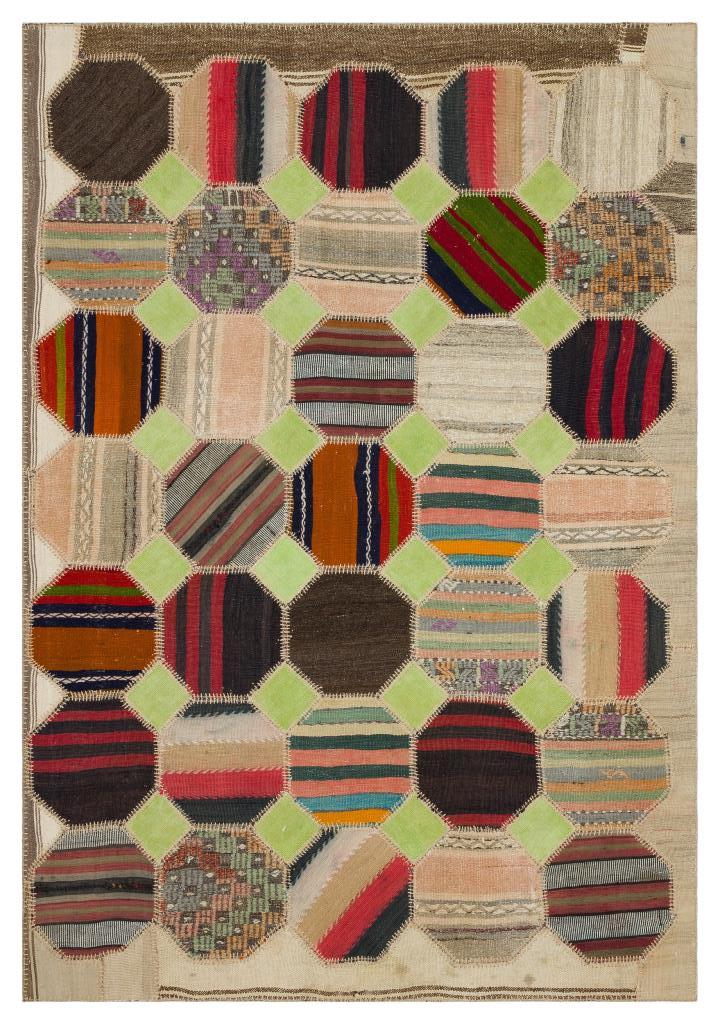 Apex Patchwork Unique Multi Naturel 36506 161 x 231 cm