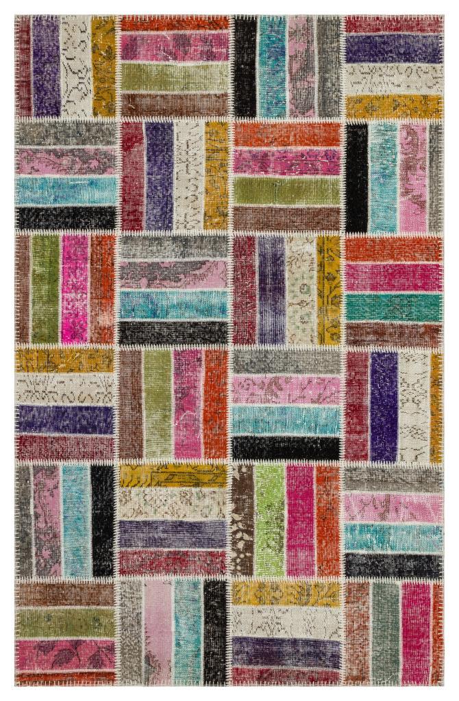 Apex Patchwork Unique Multi Naturel 36507 160 x 244 cm