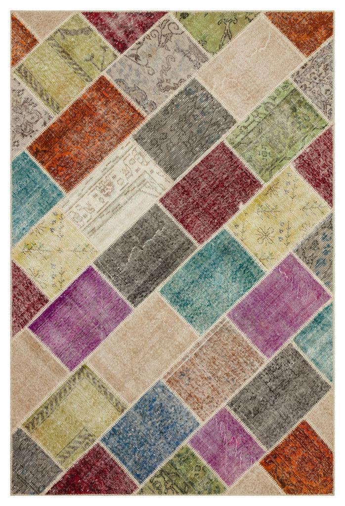 Apex Patchwork Unique Multi Naturel 36916 153 x 227 cm