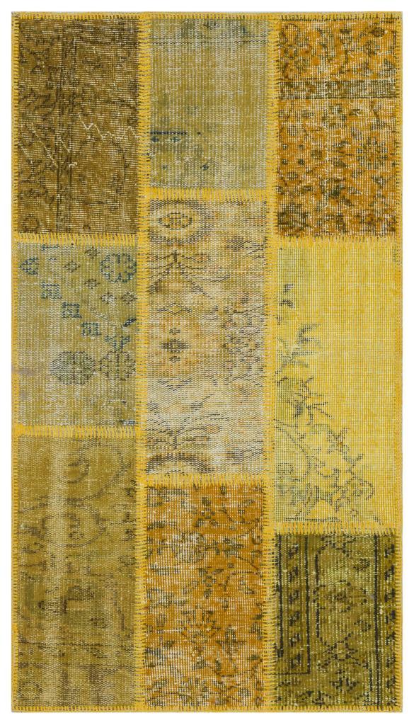 Apex Patchwork Unique Sarı 31441 80 x 150 cm