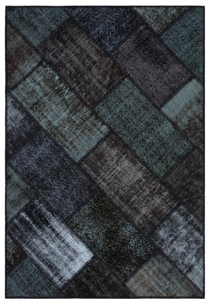 Apex Patchwork Unique Siyah 31147 120 x 180 cm