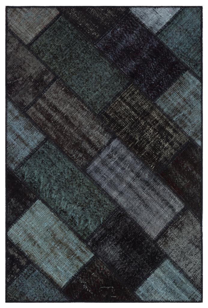 Apex Patchwork Unique Siyah 31178 120 x 180 cm