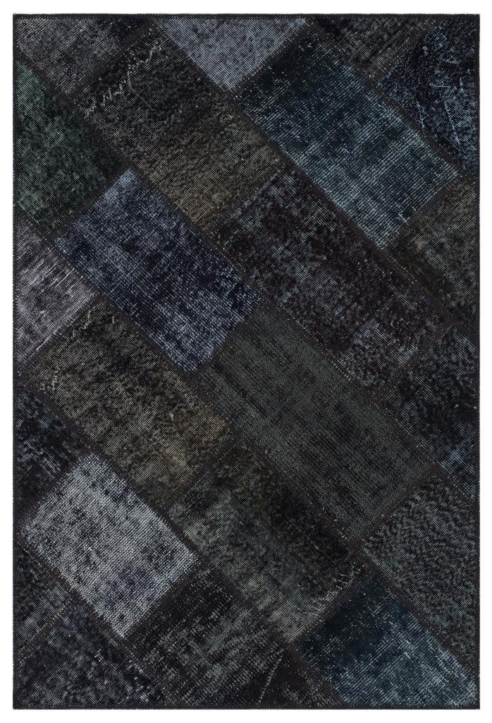 Apex Patchwork Unique Siyah 31179 120 x 180 cm