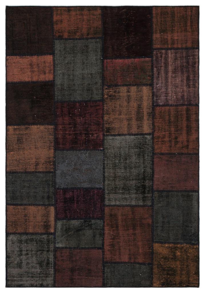 Apex Patchwork Unique Siyah 33866 160 x 230 cm