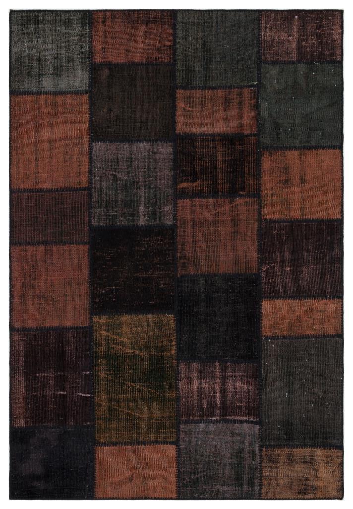 Apex Patchwork Unique Siyah 33876 160 x 230 cm
