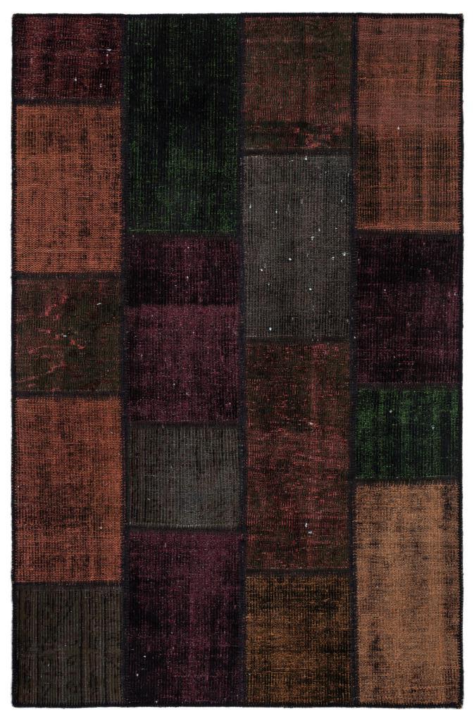 Apex Patchwork Unique Siyah 34133 122 x 187 cm