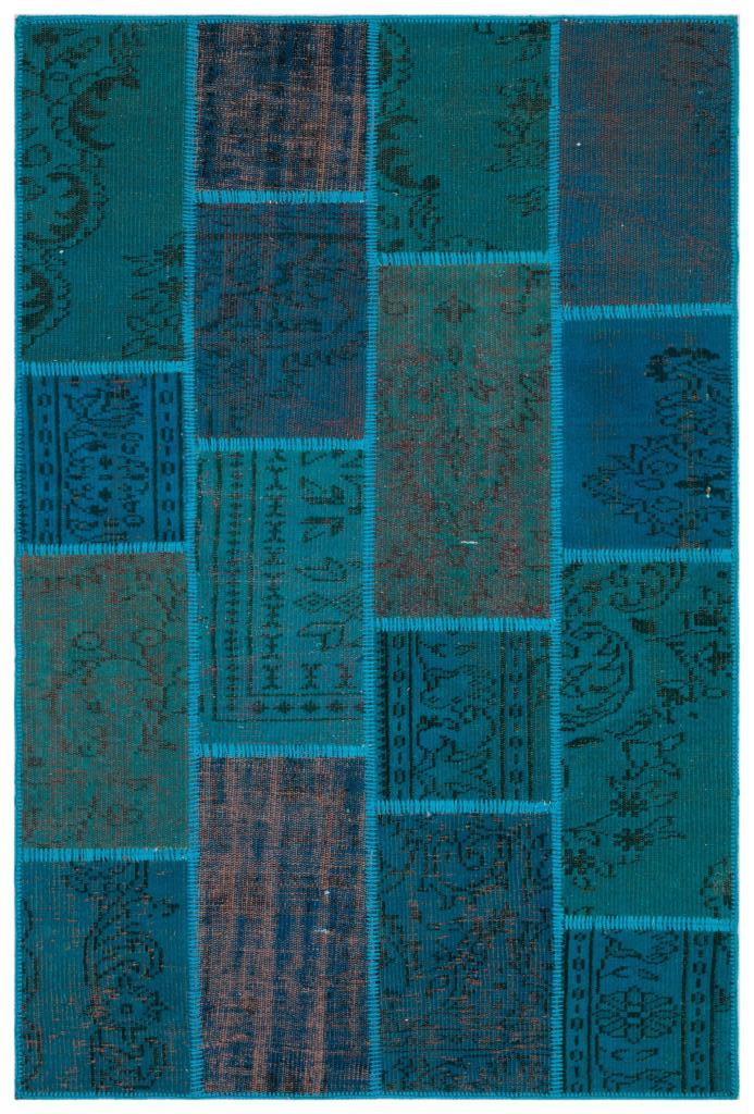 Apex Patchwork Unique Turkuaz 33136 120 x 180 cm