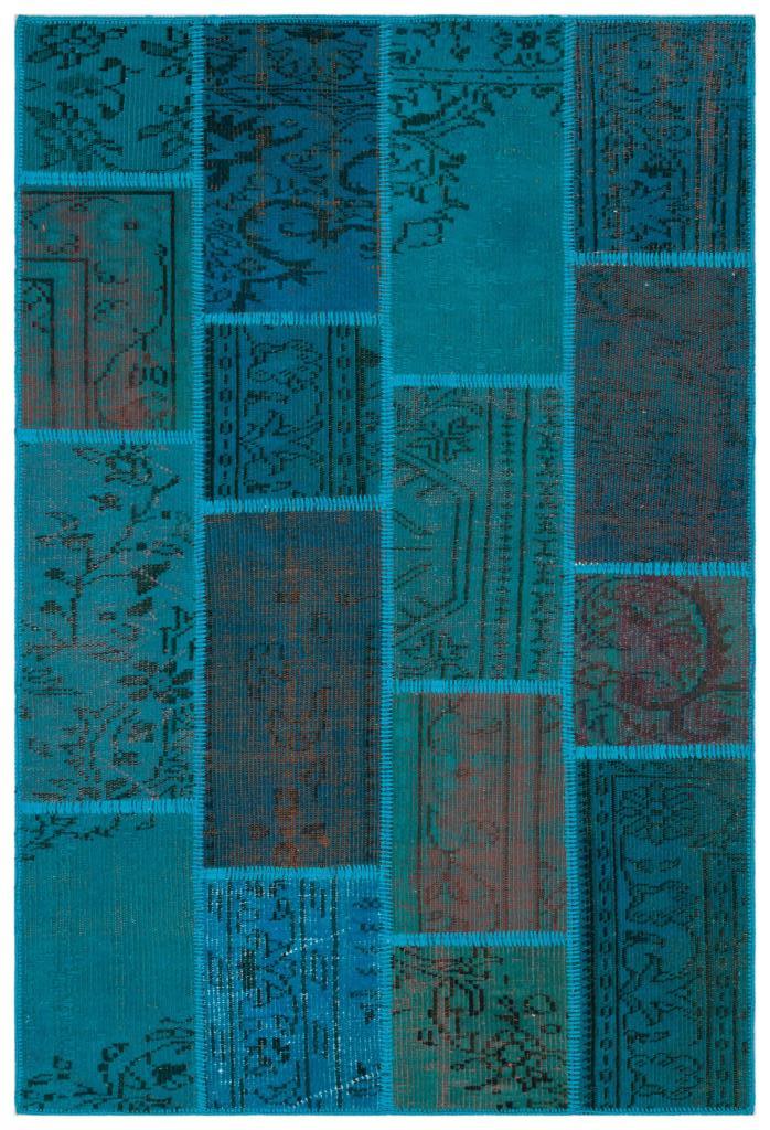 Apex Patchwork Unique Turkuaz 33139 120 x 180 cm