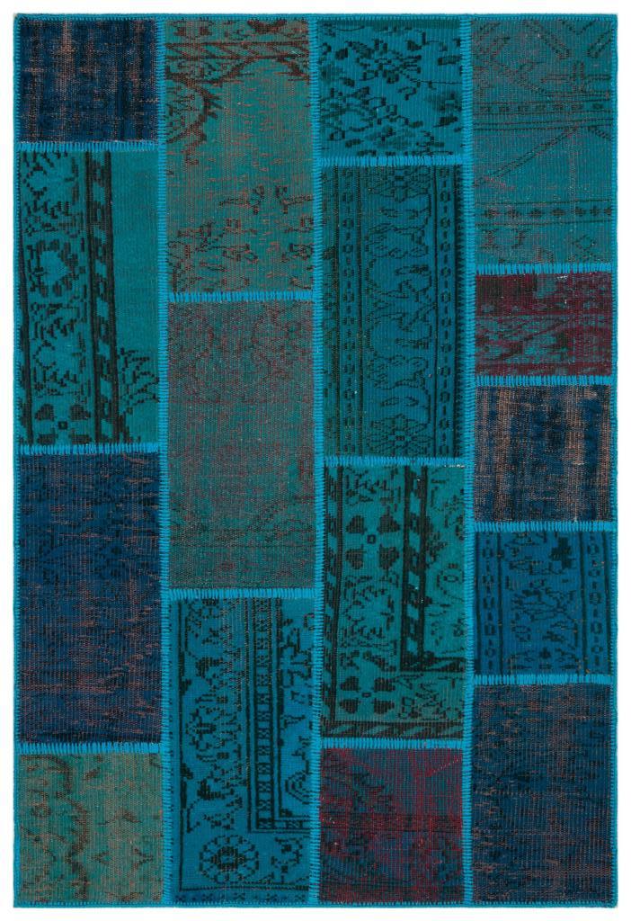 Apex Patchwork Unique Turkuaz 33145 120 x 180 cm