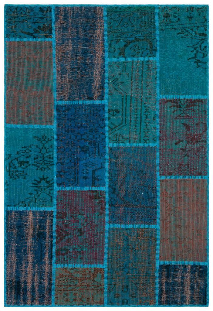 Apex Patchwork Unique Turkuaz 33147 120 x 180 cm