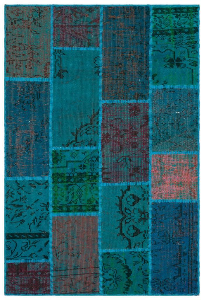 Apex Patchwork Unique Turkuaz 33149 120 x 180 cm