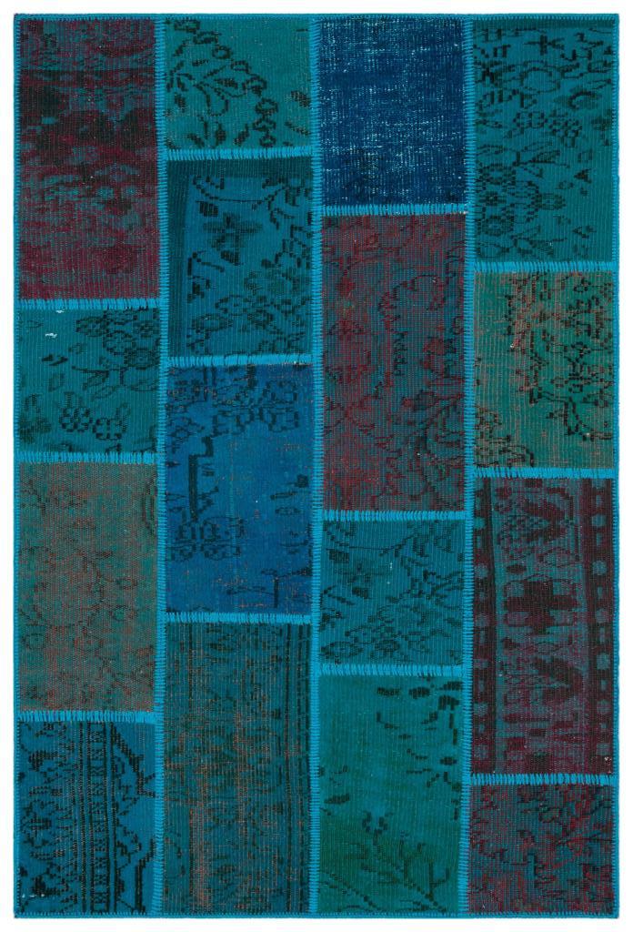 Apex Patchwork Unique Turkuaz 33152 120 x 180 cm