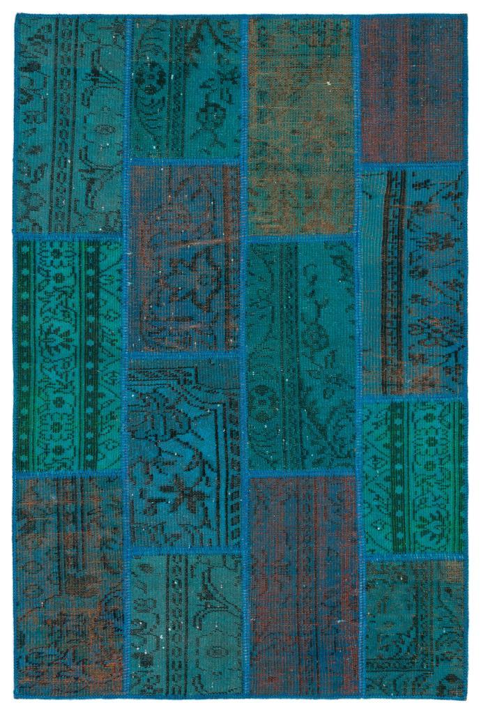 Apex Patchwork Unique Turkuaz 34146 120 x 181 cm