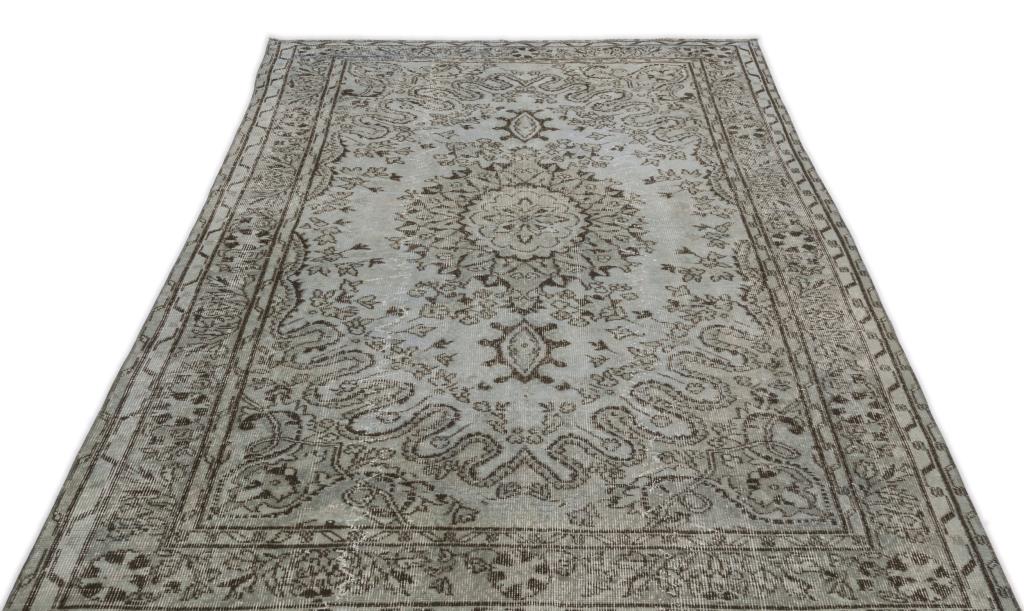 Apex Vintage Halı Gri 14572 163 x 262 cm
