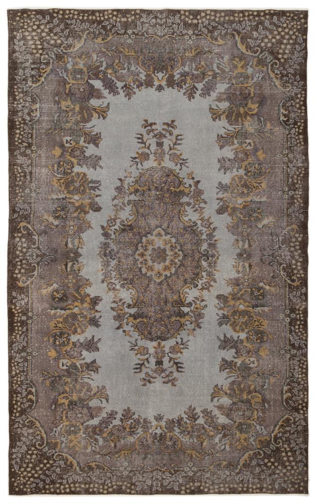 Apex Vintage Halı Gri 17015 184 x 300 cm