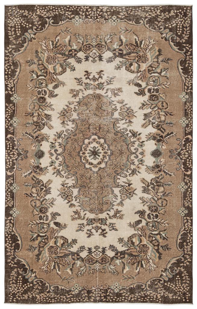 Apex Vintage Halı Kahve 10105 172 x 277 cm