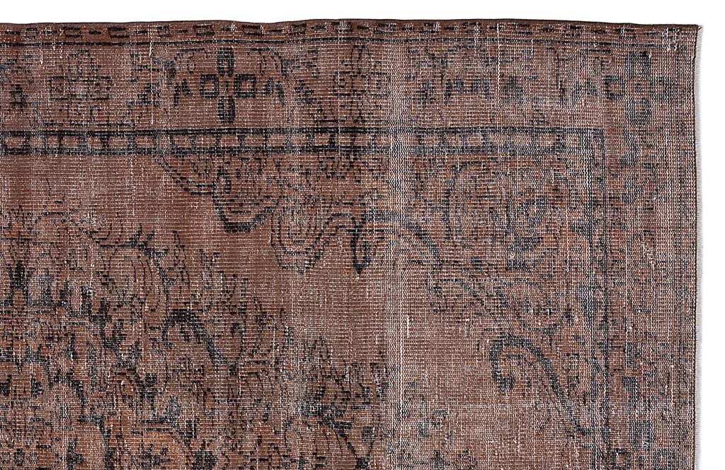 Apex Vintage Halı Kahve 8701 168 x 291 cm