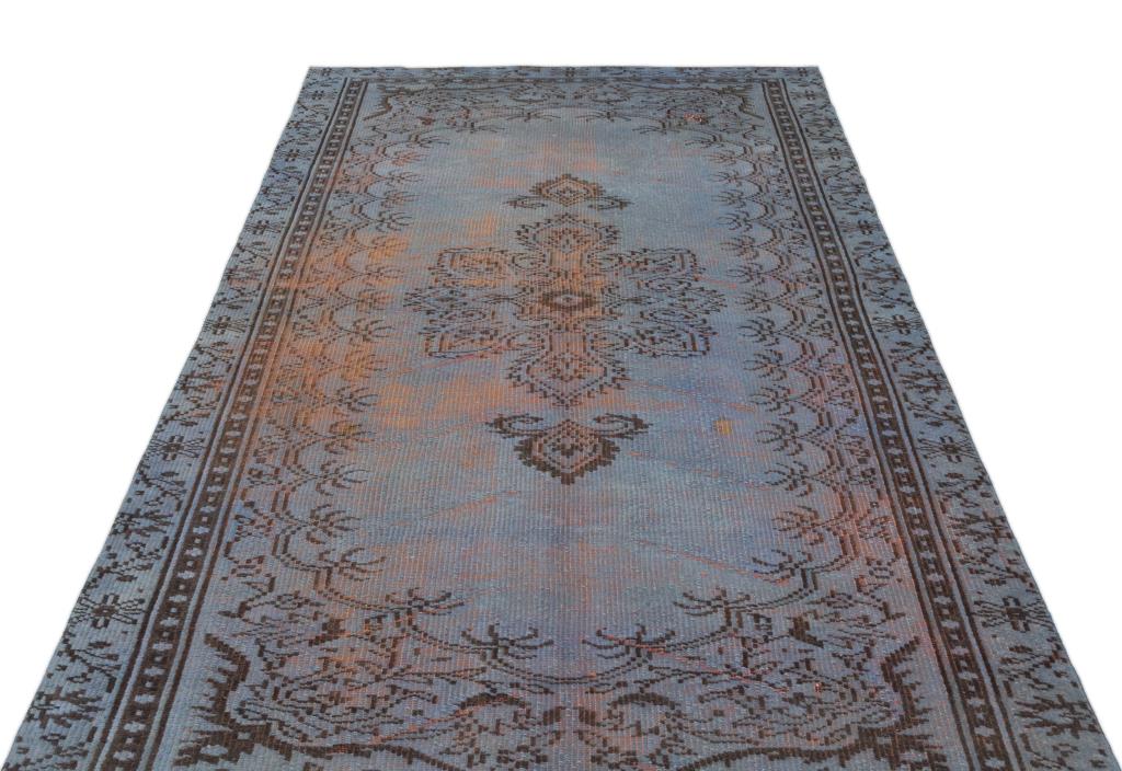 Apex Vintage Halı Mavi 19537 146 x 254 cm