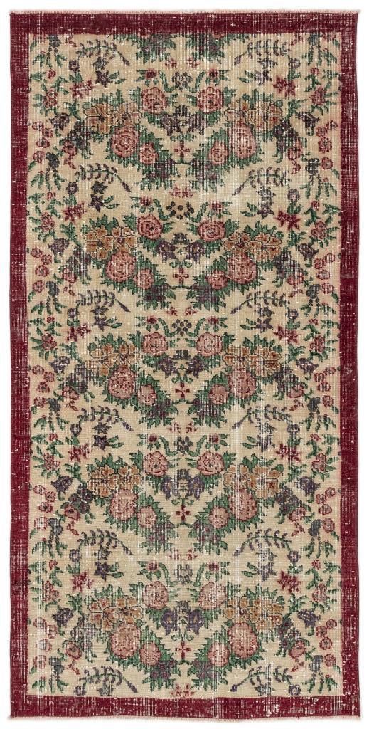 Apex Vintage Halı Naturel 12392 107 x 219 cm