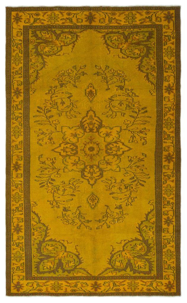 Apex Vintage Halı Sarı 19536 163 x 266 cm