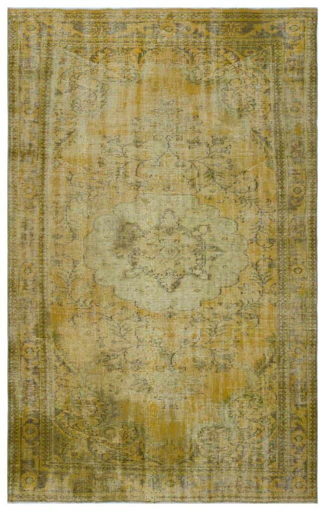 Apex Vintage Halı Sarı 27394 185 x 294 cm